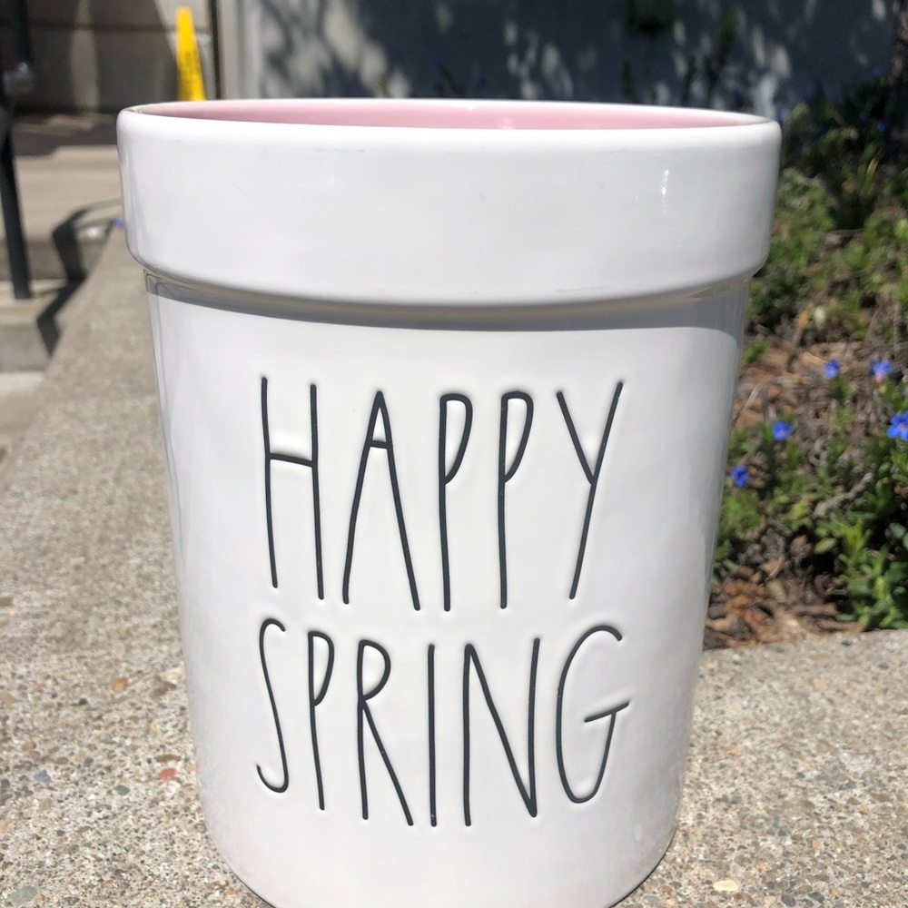 Rae Dunn Happy spring utensil crock